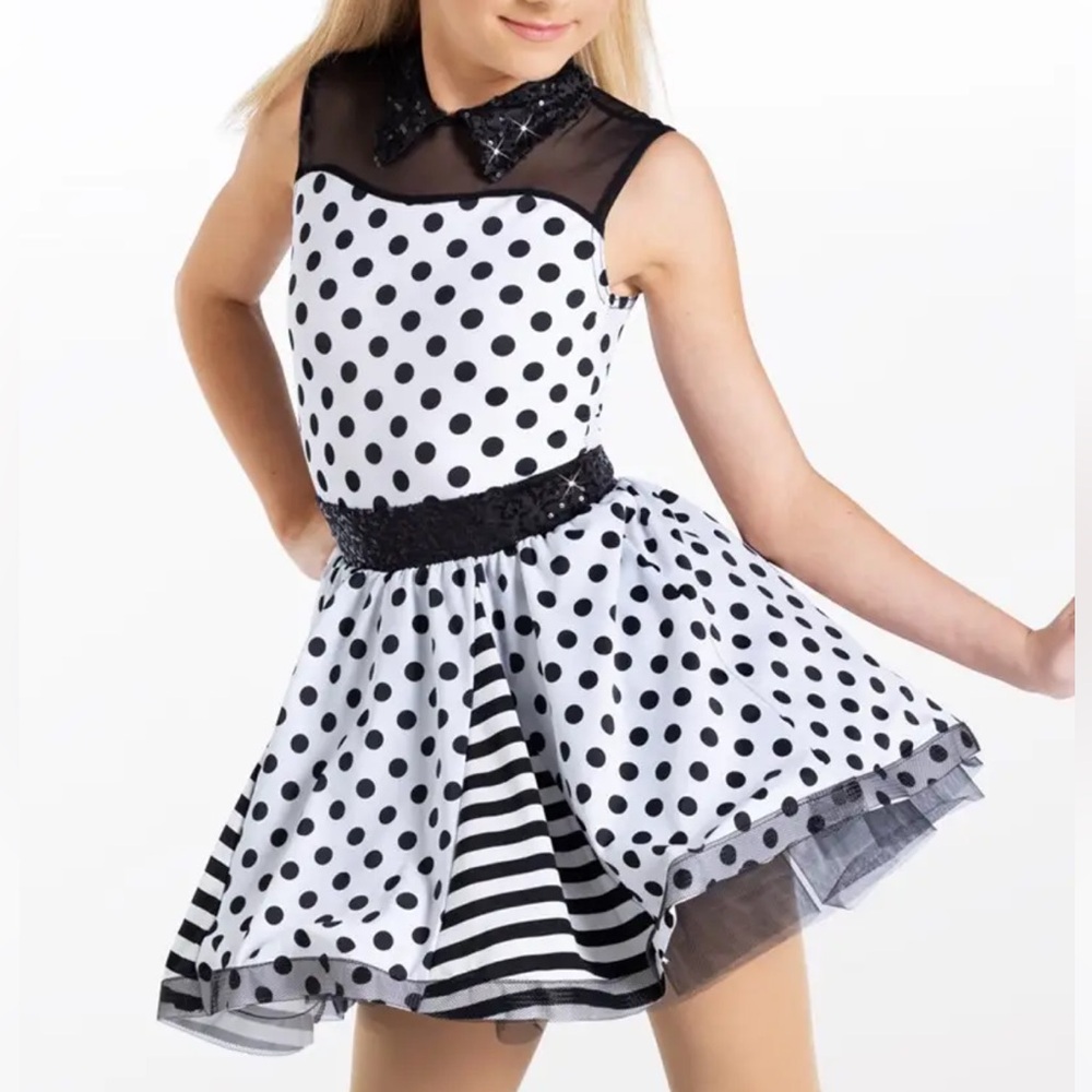 Duo - Two x jazz/tap costumes, Weissman, small adult and large child. $35/each